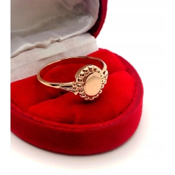 Złoty pierścionek sygnet Pr.583 W:3,15gr Roz.27