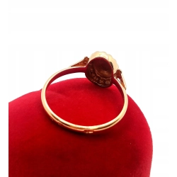 Złoty pierścionek sygnet Pr.583 W:3,15gr Roz.27