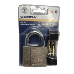 Kłódka jarzmowa na klucz Gerda HSS 531 Z