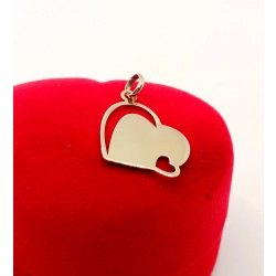 Złota zawieszka serce Pr.585 W:0,69gr