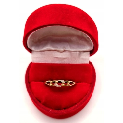 Złoty pierścionek z Cyrkoniami PR.333 W:1,06gr R.21 InterSKLEP