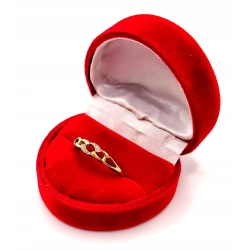 Złoty pierścionek z Cyrkoniami PR.333 W:1,06gr R.21 InterSKLEP