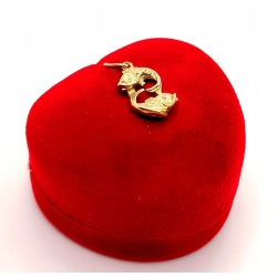 Złota zawieszka znak zodiaku Ryby PR.333 W:0,96gr InterSKLEP