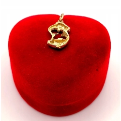 Złota zawieszka znak zodiaku Ryby PR.333 W:0,96gr InterSKLEP