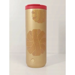 STARBUCKS KUBEK TERMICZNY 473ML LIMITOWANY ZŁOTY KOKARDA