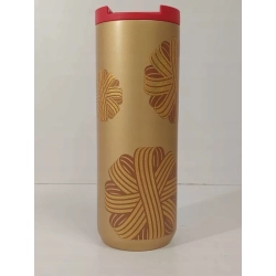 STARBUCKS KUBEK TERMICZNY 473ML LIMITOWANY ZŁOTY KOKARDA