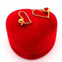 Złote kolczyki Kwiatki NOWE PR.585 W:1,01gr InterSKLEP