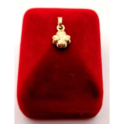 Złota zawieszka czterolistna koniczyna P.585 W0,42gr InterSKLEP