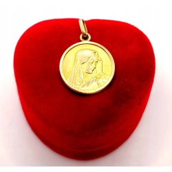 Złota zawieszka Medalik z Maryją PR.585 W:2,65gr InterSKLEP
