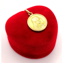 Złota zawieszka Medalik z Maryją PR.585 W:2,65gr InterSKLEP