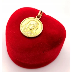 Złota zawieszka Medalik z Maryją PR.585 W:2,65gr InterSKLEP