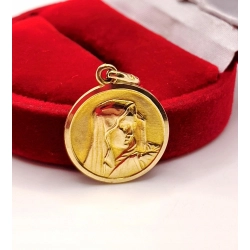 Złota zawieszka Medalik z Maryją PR.585 W:2,65gr InterSKLEP