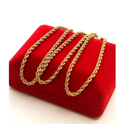 Złoty łańcuszek Kordel Pr.585 W:3,50gr Dł:46,5cm