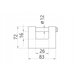 LOB KŁÓDKA TRZPIENIOWA ZNALOWA ATESTOWANA TANTAL XT KT610-B1-14-14