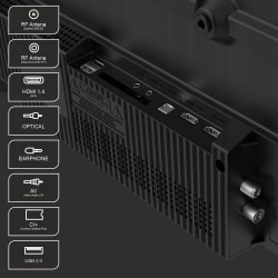 Telewizor 32 cale TV tuner dekoder DVBT2 DVBC LED HD USB ARC HDMI CL+ Manta