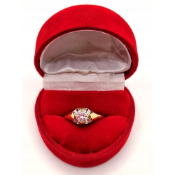 Złoty pierścionek z Cyrkonią NOWY PR.585 W:2,30gr R.14 InterSKLEP