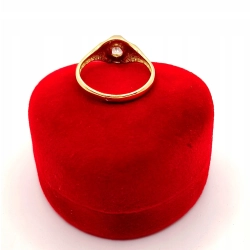 Złoty pierścionek z Cyrkonią NOWY PR.585 W:2,30gr R.14 InterSKLEP