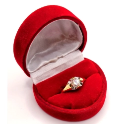 Złoty pierścionek z Cyrkonią NOWY PR.585 W:2,30gr R.14 InterSKLEP