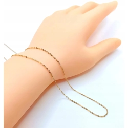 Złoty łańcuszek Ankier Pr.585 W:1,49gr Dł:52cm