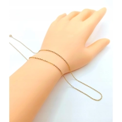 Złoty łańcuszek Ankier Pr.585 W:1,49gr Dł:52cm