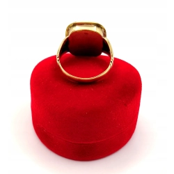 Złoty sygnet z Onyksem PR.585 W:5,99gr R.20 InterSKLEP