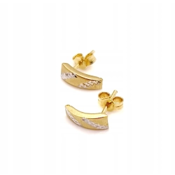 Złote kolczyki sztyft PR.585 W:0,71gr InterSKLEP