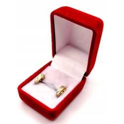 Złote kolczyki sztyft PR.585 W:0,71gr InterSKLEP