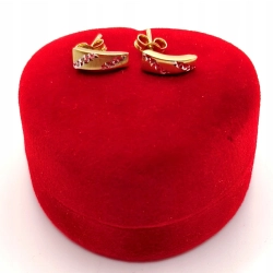 Złote kolczyki sztyft PR.585 W:0,71gr InterSKLEP