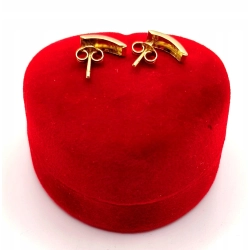 Złote kolczyki sztyft PR.585 W:0,71gr InterSKLEP