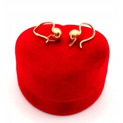 Złote kolczyki z kulkami PR.583 W:1,64gr InterSKLEP