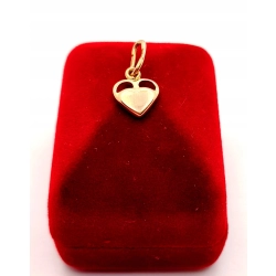 Złota zawieszka Serce PR.585 W:0,98gr InterSKLEP