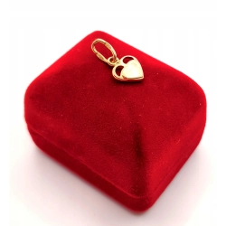 Złota zawieszka Serce PR.585 W:0,98gr InterSKLEP