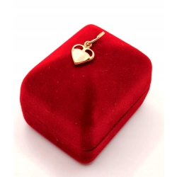 Złota zawieszka Serce PR.585 W:0,98gr InterSKLEP