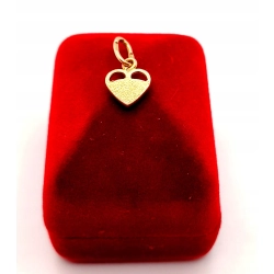 Złota zawieszka Serce PR.585 W:0,98gr InterSKLEP