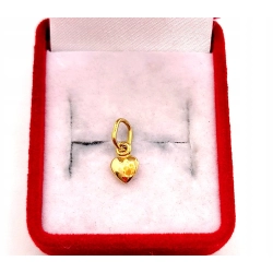Złota zawieszka Serduszko PR.585 W:0,28gr InterSKLEP