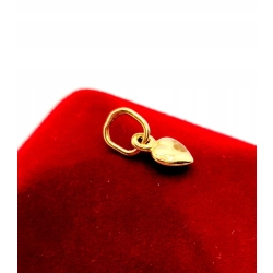 Złota zawieszka Serduszko PR.585 W:0,28gr InterSKLEP