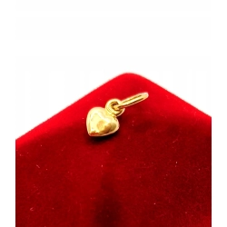 Złota zawieszka Serduszko PR.585 W:0,28gr InterSKLEP