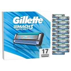 Wkład do maszynki Gillette Mach3 oryginalny 17 szt.