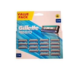 Wkład do maszynki Gillette Mach3 oryginalny 17 szt.