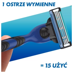 Wkład do maszynki Gillette Mach3 oryginalny 17 szt.