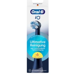 6x ORYGINALNA KOŃCÓWKA ORAL-B iO BLACK ULTIMATE CZARNA DO SZCZOTECZKI