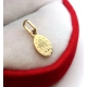 Złota zawieszka mini medalik z Maryją z Loudes Pr.585 W:0,37gr