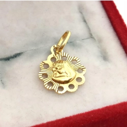 Złota zawieszka medalik z Maryją Pr.585 W:0,53gr