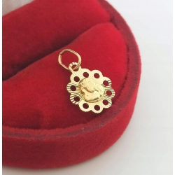 Złota zawieszka medalik z Maryją Pr.585 W:0,53gr