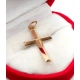 Złota zawieszka Krzyżyk Pr.585 W:0,94gr