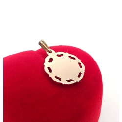 Złota zawieszka medalik Matka Boska Częstochowska Pr.585 W:2,79gr