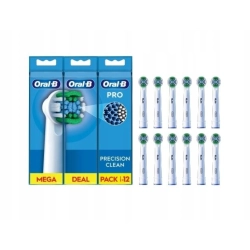 12 główek szczoteczki Oral-B Pro Precision Clean Biały
