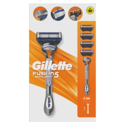 Maszynka na wkłady do golenia Gillette Fusion 5 sport 1 + 4