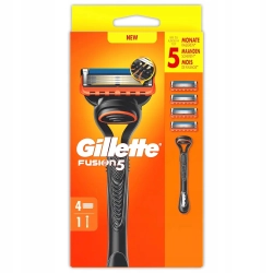 Gillette Fusion5 zestaw rączka + 4 wymiennych wkładów