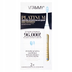 Szczoteczka soniczna VITAMMY Platinum akumulatorowa 2 końcówki 5 trybów